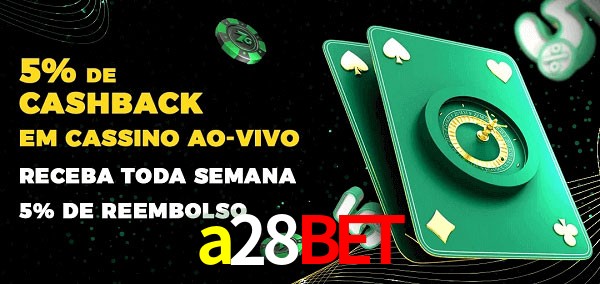Promoções do cassino ao Vivo a28bet